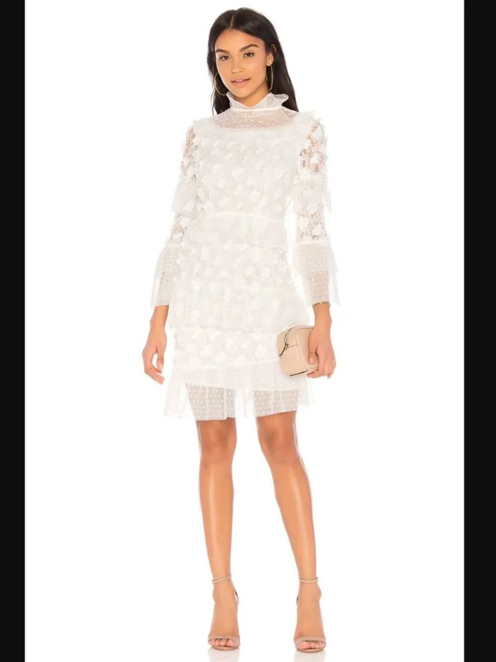NWT ELLIATT Titania Dress in White | Size S